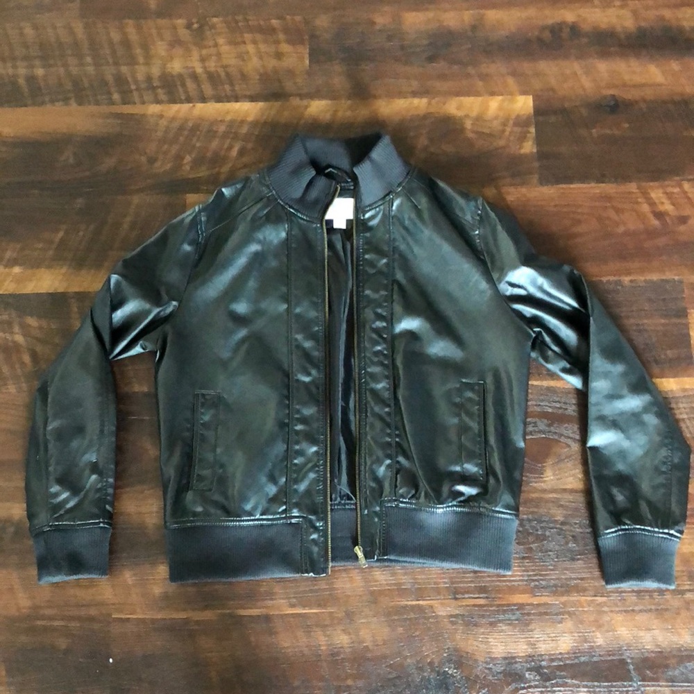 Xhiliration Faux Leather Jacket